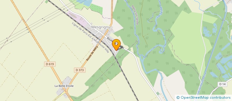 localisation de l'entreprise LES DEMEURES MODERNES  MESGRIGNY