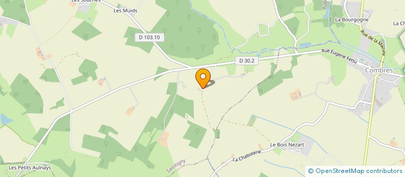 localisation de l'entreprise LES DEMEURES PERCHOISES à SAINTIGNY