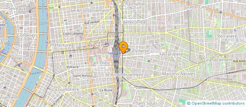 localisation de l'entreprise LES DEMEURES RHODANIENNE à LYON