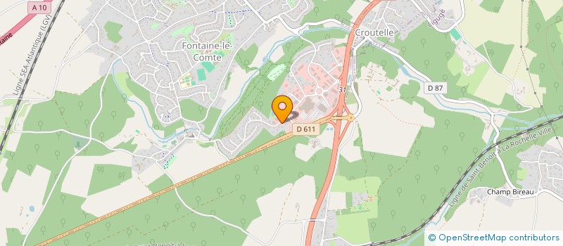 localisation de l'entreprise LES DEMEURES SAINES DU POITOU à FONTAINE-LE-COMTE