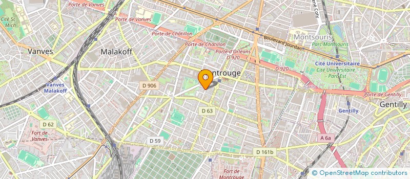 localisation de l'entreprise LES DEMINEURS  MONTROUGE