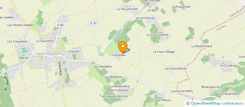 localisation de l'entreprise LES DEMOIS'AILES DE SAINT BRANCHS  SAINT BRANCHS