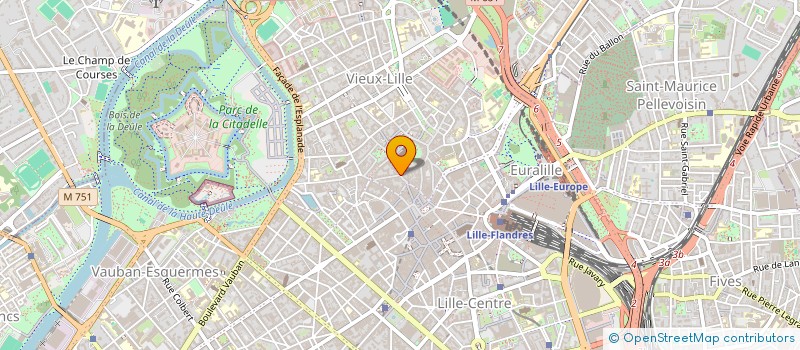 localisation de l'entreprise LES DEMOISELLES à LILLE