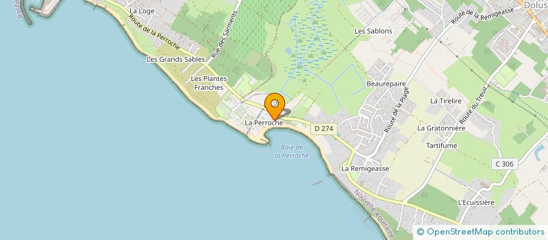 localisation de l'entreprise LES DEMOISELLES  DOLUS-D'OLERON