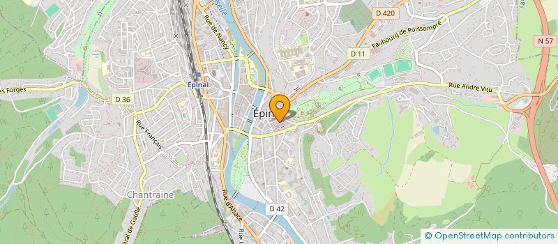localisation de l'entreprise LES DEMOISELLES à EPINAL