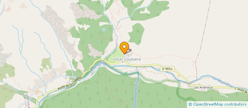 localisation de l'entreprise LES DEMOISELLES COIFFEES  VILLAR-LOUBIERE