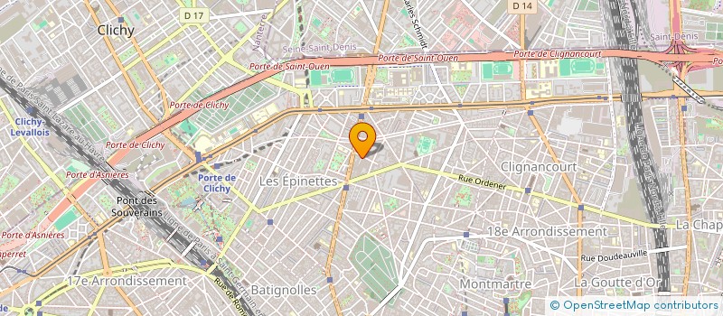localisation de l'entreprise LES DEMOISELLES DE COMPAGNIE à PARIS