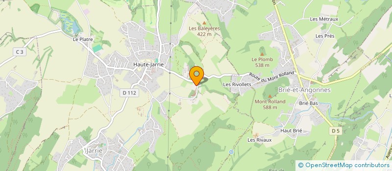 localisation de l'entreprise LES DEMOISELLES DE DARNETS  JARRIE