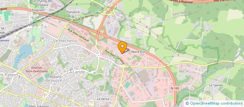 localisation de l'entreprise LES DEMOLISSEURS BRETONS à VANNES
