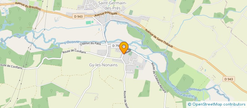 localisation de l'entreprise LES DEMONS DE GY à GY-LES-NONAINS