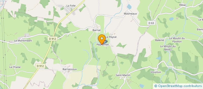 localisation de l'entreprise LES DEMONTES PNEUS DE MARSAC  MARSAC