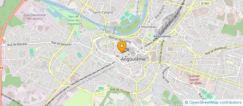 localisation de l'entreprise LES DENATURES à ANGOULEME