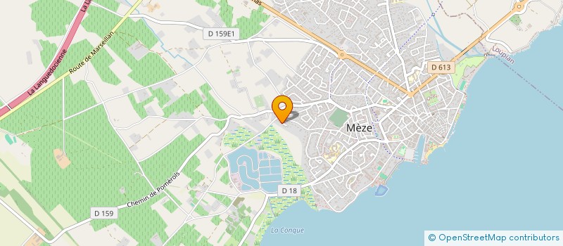 localisation de l'entreprise LES DENTELLES DE THAU à MEZE