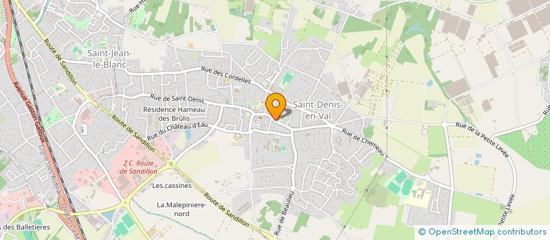 localisation de l'entreprise LES DENTS DE LA LOIRE à SAINT-DENIS-EN-VAL