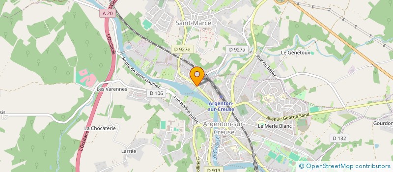 localisation de l'entreprise LES DEOLOISES  ARGENTON-SUR-CREUSE