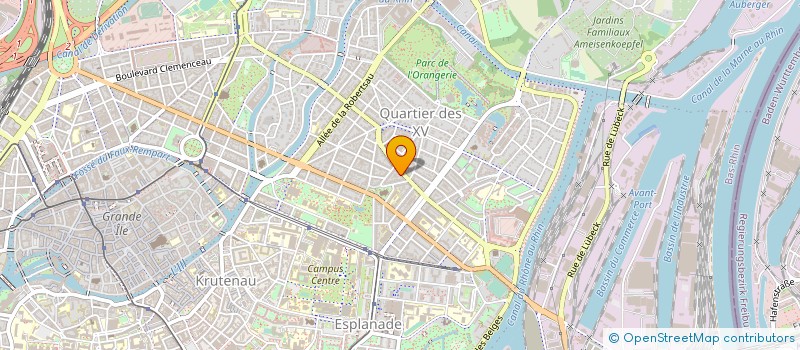 localisation de l'entreprise LES DEPANNEURS ALSACIENS à STRASBOURG