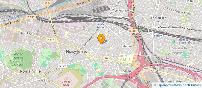 localisation de l'entreprise LES DEPANNEUSES DE PARIS à NOISY-LE-SEC
