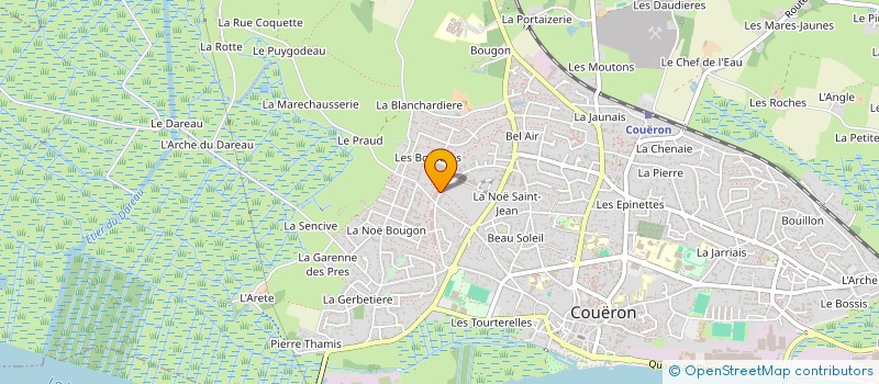 localisation de l'entreprise LES DEPLACEMENTS NANTAIS à COUERON