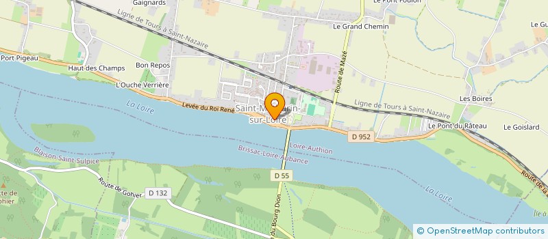 localisation de l'entreprise LES DERIDES DU RIDEAU à LES BOIS D'ANJOU
