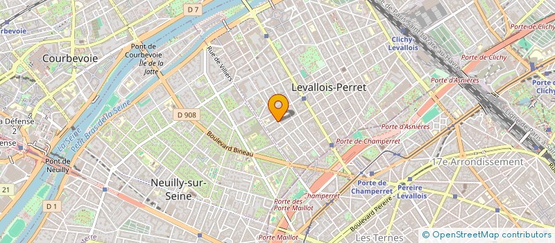 localisation de l'entreprise LES DERNIERS RAYONS à LEVALLOIS-PERRET