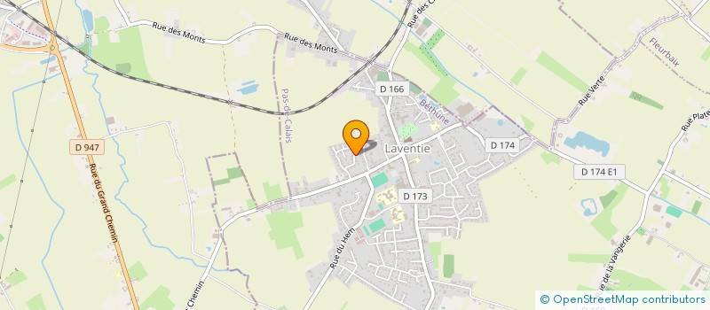 localisation de l'entreprise LES DES GOMMES  LAVENTIE