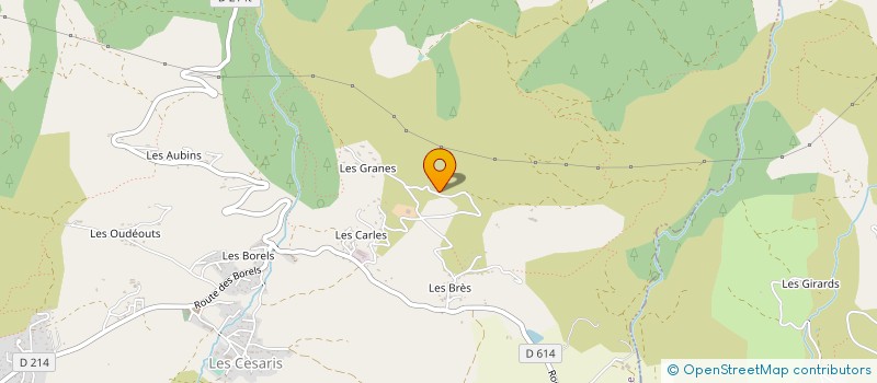 localisation de l'entreprise LES DES IRELS à CHORGES