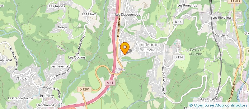 localisation de l'entreprise LES DES LIEUSES à FILLIERE
