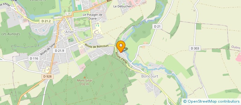 localisation de l'entreprise LES DESANCHES à BONCOURT