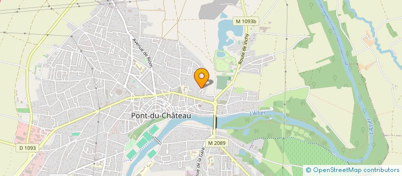 localisation de l'entreprise LES DESIGNERS DE L'EAU  PONT-DU-CHATEAU