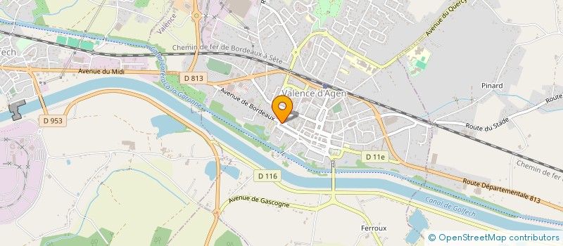 localisation de l'entreprise LES DESIRS DES GOURMANDS  VALENCE