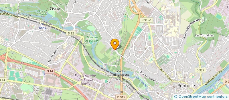 localisation de l'entreprise LES DESMAISON  OSNY