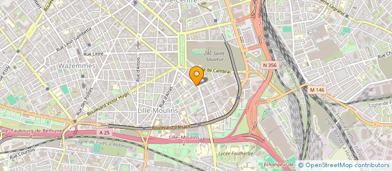 localisation de l'entreprise LES DESORIENTES à LILLE