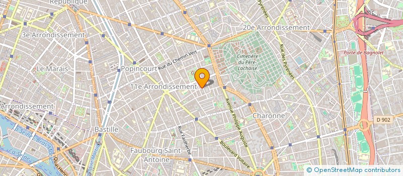 localisation de l'entreprise LES DESSERTS DE JACQUES SOCIETE D'EXPLOITATION DES ETABLISSEMENT S JACQUES DAHAN TRAITEUR à PARIS