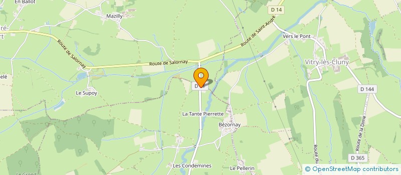 localisation de l'entreprise LES DESSERTS DE TANTE PIERRETTE  SAINT-VINCENT-DES-PRES