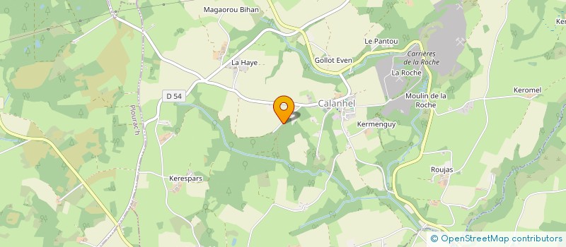 localisation de l'entreprise LES DESSIN'ACTEURS DE BANDES DESTINEES  CALANHEL