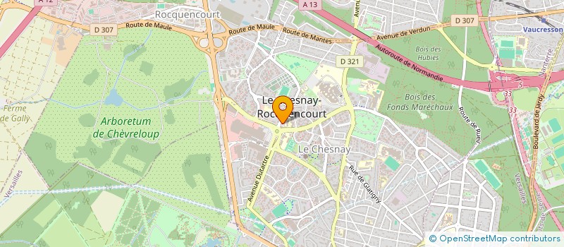 localisation de l'entreprise LES DESSOUS à LE CHESNAY-ROCQUENCOURT