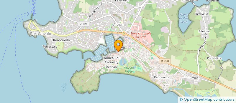 localisation de l'entreprise LES DESSOUS DE BETTY à ARZON