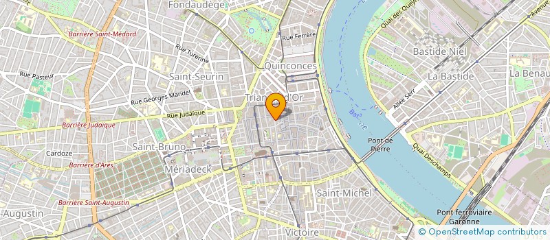 localisation de l'entreprise LES DESSOUS DE CASTILLON à BORDEAUX