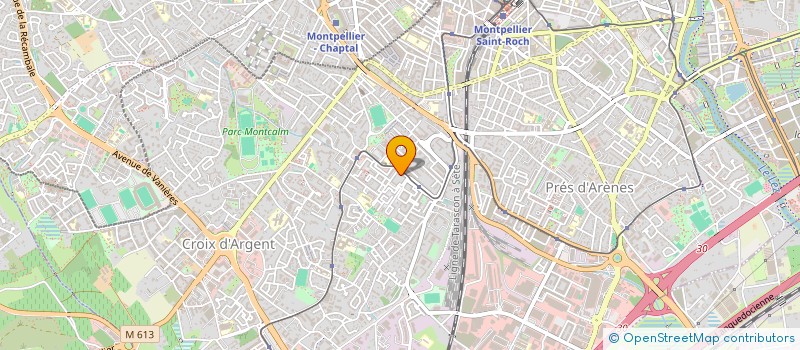localisation de l'entreprise LES DESSOUS DE FLO à MONTPELLIER