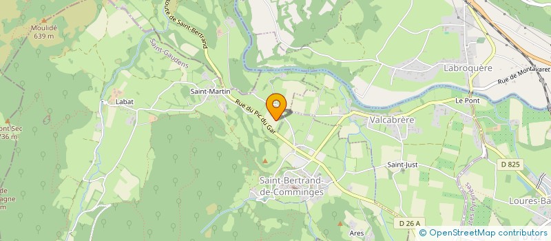 localisation de l'entreprise LES DESTRIERS DE ST-BERTRAND  SAINT-BERTRAND-DE-COMMINGES