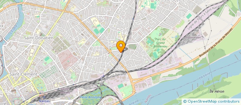 localisation de l'entreprise LES DETRICOTEUSES à NANTES