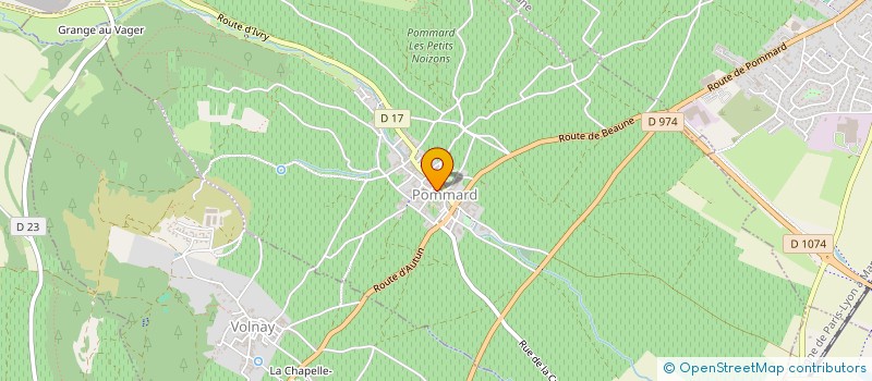 localisation de l'entreprise LES DEUX à POMMARD