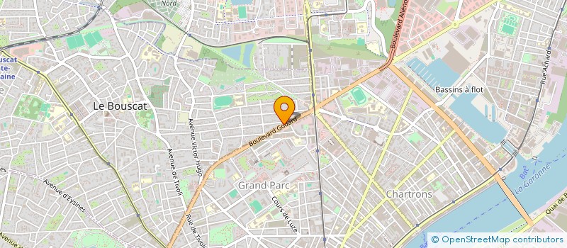 localisation de l'entreprise LES DEUX à LE BOUSCAT