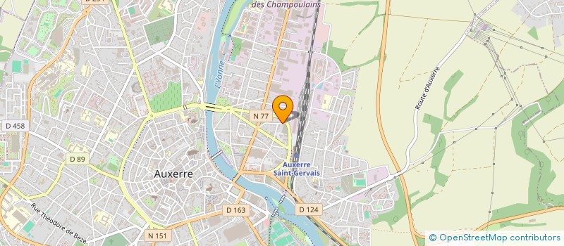 localisation de l'entreprise LES DEUX A à AUXERRE