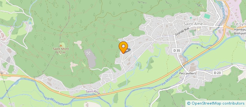 localisation de l'entreprise LES DEUX A  SAINT-AME