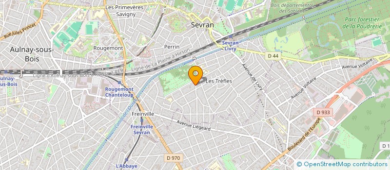 localisation de l'entreprise LES DEUX AGORAS  SEVRAN