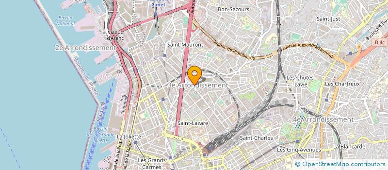 localisation de l'entreprise LES DEUX AIGLES à MARSEILLE
