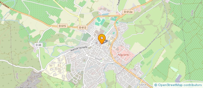 localisation de l'entreprise LES DEUX AILES  THUIR