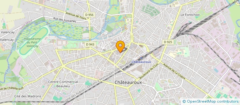 localisation de l'entreprise LES DEUX ALPES à CHATEAUROUX
