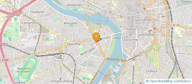 localisation de l'entreprise LES DEUX AMIS  TOULOUSE